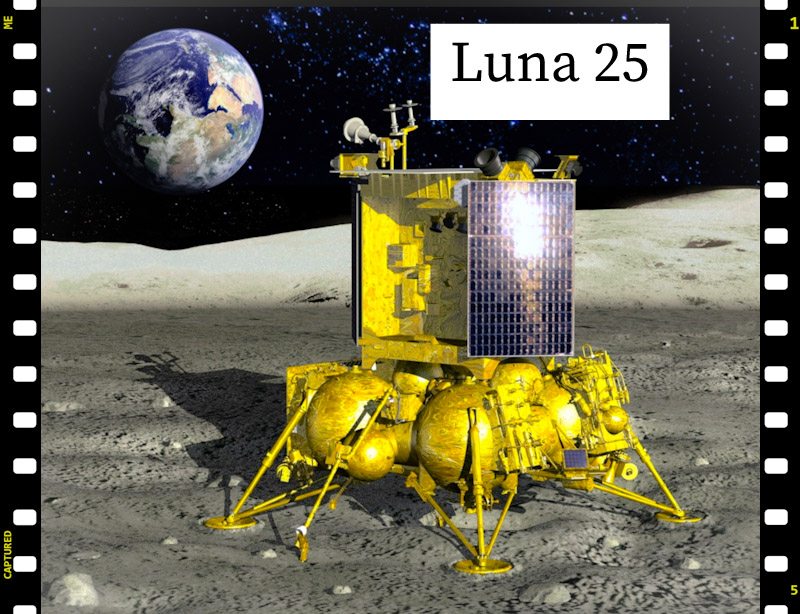 Lunar Showdown: Russian Luna 25 Races ISRO's Chandrayaan-3 to the Moon's South Pole